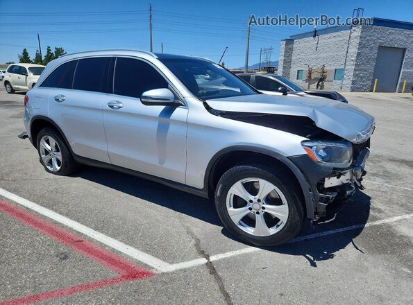 WDC0G4KBXHF133420 2017 MERCEDES-BENZ GLC-CLASS Серебряный Передняя правая четверть