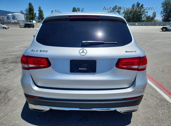 WDC0G4KBXHF133420 2017 MERCEDES-BENZ GLC-CLASS Серебряный Вид сзади