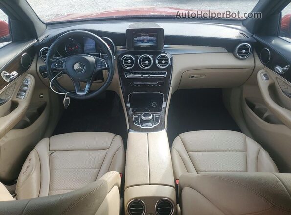 WDC0G4KBXHV012621 2017 MERCEDES-BENZ GLC-CLASS Red 