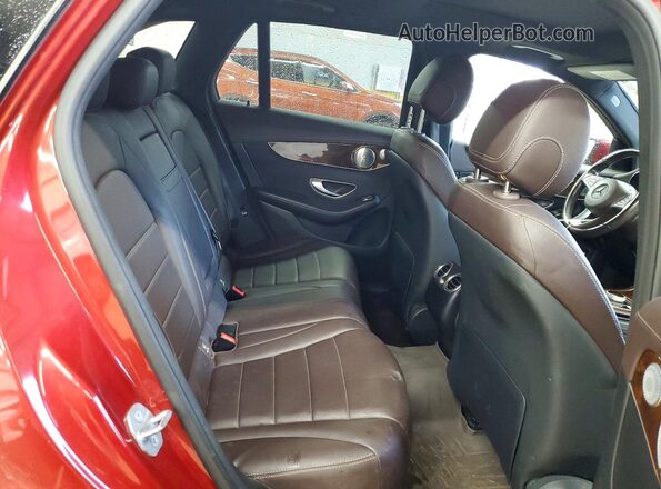 WDC0G4KBXJV016318 2018 MERCEDES-BENZ GLC-CLASS Red Вид задньої частини салону