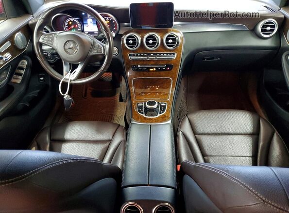 WDC0G4KBXJV016318 2018 MERCEDES-BENZ GLC-CLASS Red Вид панелі приладів