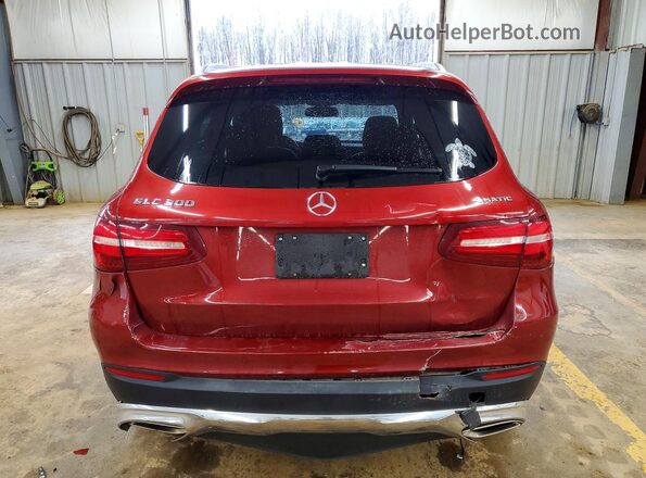 WDC0G4KBXJV016318 2018 MERCEDES-BENZ GLC-CLASS Red Вид ззаду