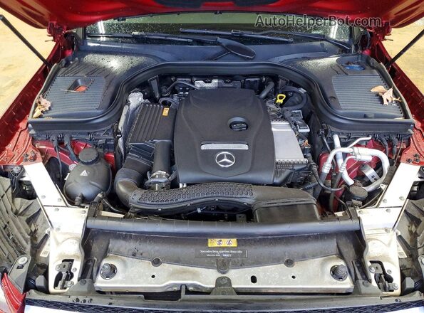 WDC0G4KBXJV016318 2018 MERCEDES-BENZ GLC-CLASS Red Вид підкапотного простору