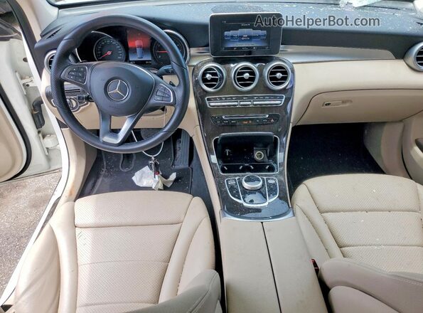 WDC0G4KBXJV074171 2018 MERCEDES-BENZ GLC-CLASS White Dashboard view