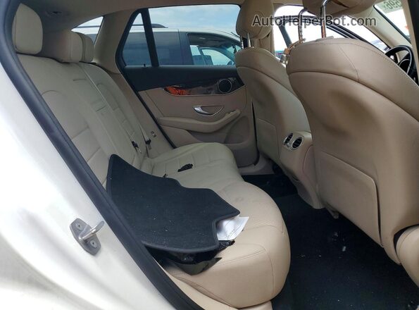 WDC0G4KBXJV074171 2018 MERCEDES-BENZ GLC-CLASS White Rear seats view