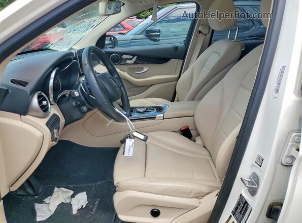 WDC0G4KBXJV074171 2018 MERCEDES-BENZ GLC-CLASS White Front interior view