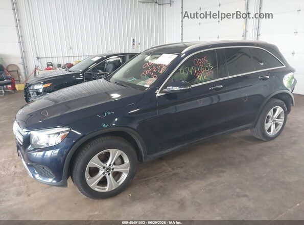 WDC0G4KBXJV085445 2018 MERCEDES-BENZ GLC 300 Blue Przód lewy