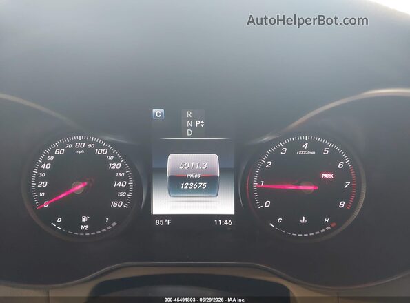 WDC0G4KBXJV085445 2018 MERCEDES-BENZ GLC 300 Blue Widok tylnych siedzeń