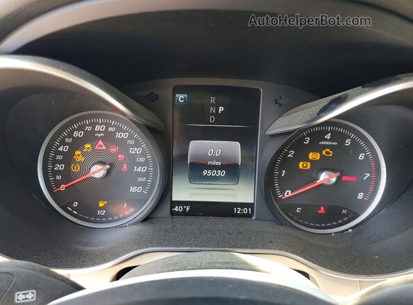 WDC0G4KBXKF669811 2019 MERCEDES-BENZ GLC-CLASS Белый Вид щитка приборов
