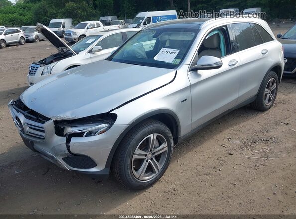 WDC0G5EB1KF593901 2019 MERCEDES-BENZ GLC 350E Silver Առջևի ձախ երեք քառորդ տեսարան