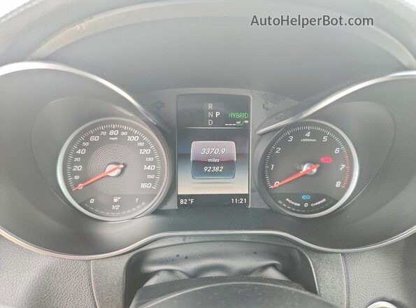 WDC0G5EB4KF633985 2019 MERCEDES-BENZ GLC-CLASS Black Սարքավորումների վահանակի տեսք