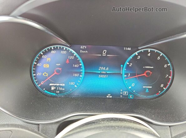 WDC0G6EB1LF731265 2020 MERCEDES-BENZ GLC-CLASS Black Vista del cuadro de instrumentos