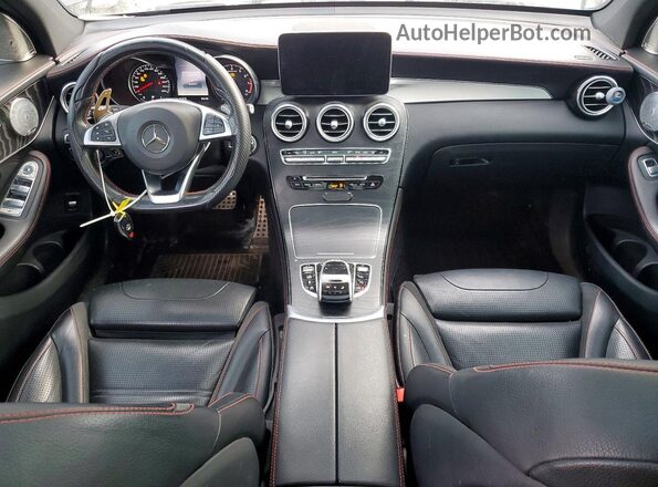 WDC0G6EB6HV000036 2017 MERCEDES-BENZ GLC-CLASS Black Вид панелі приладів