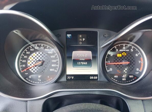 WDC0G6EB8HF157948 2017 MERCEDES-BENZ GLC-CLASS Белый Вид щитка приборов