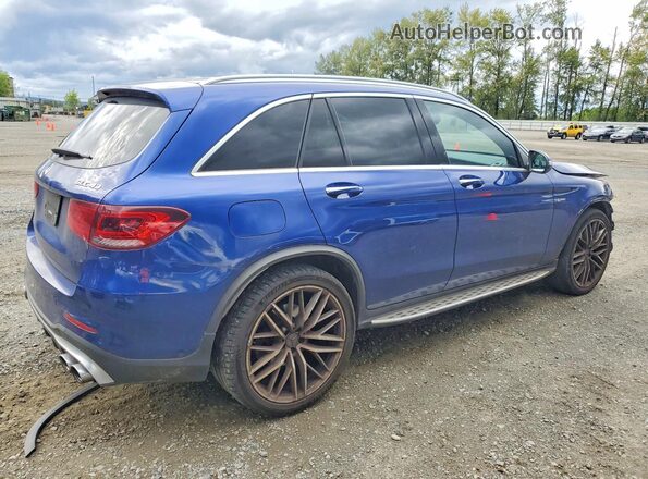 WDC0G6EB8LF732333 2020 MERCEDES-BENZ GLC-CLASS Синий Задняя правая четверть