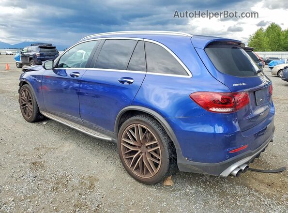 WDC0G6EB8LF732333 2020 MERCEDES-BENZ GLC-CLASS Синий Задняя левая четверть