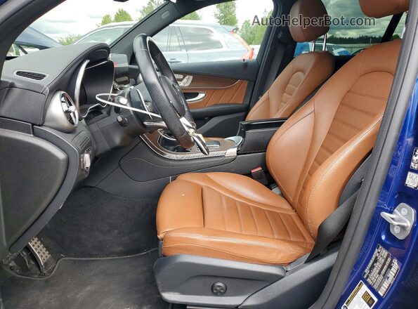 WDC0G6EB8LF732333 2020 MERCEDES-BENZ GLC-CLASS Синий Вид салона спереди