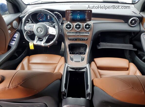 WDC0G6EB8LF732333 2020 MERCEDES-BENZ GLC-CLASS Синий Вид панели приборов