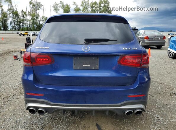 WDC0G6EB8LF732333 2020 MERCEDES-BENZ GLC-CLASS Синий Вид сзади