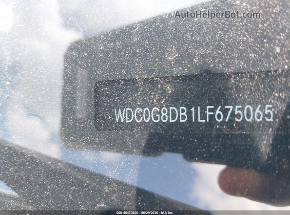 WDC0G8DB1LF675065 2020 MERCEDES-BENZ GLC 300 Белый 