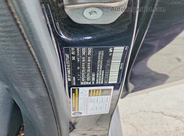 WDC0G8DB2LF728145 2020 MERCEDES-BENZ GLC-CLASS Черный Вид наклейки с VIN-кодом