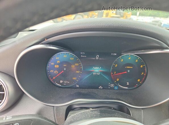 WDC0G8DB2LF728145 2020 MERCEDES-BENZ GLC-CLASS Черный Вид щитка приборов