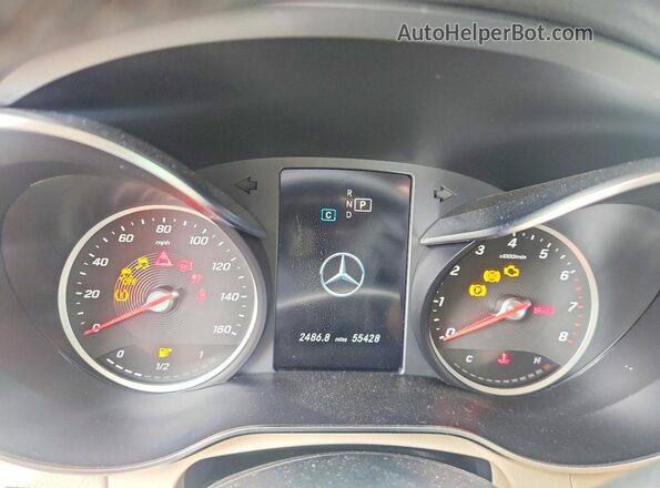 WDC0G8DB6LF672243 2020 MERCEDES-BENZ GLC-CLASS Белый Вид щитка приборов