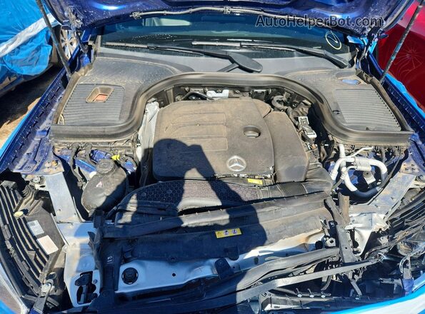 WDC0G8EBXLF709597 2020 MERCEDES-BENZ GLC-CLASS Blue ძრავის განყოფილების ხედი
