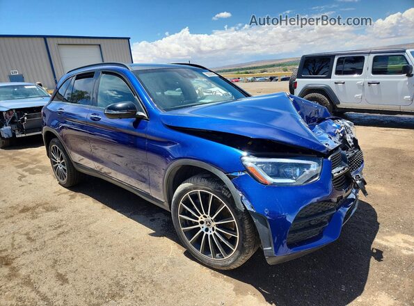 WDC0G8EBXLF709597 2020 MERCEDES-BENZ GLC-CLASS Blue წინა მარჯვენა