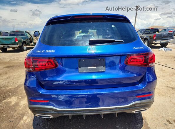 WDC0G8EBXLF709597 2020 MERCEDES-BENZ GLC-CLASS Blue უკანა ხედი