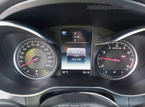 WDC0G8JB1KF501595 2019 MERCEDES-BENZ AMG GLC 63 Black Vista de los asientos traseros