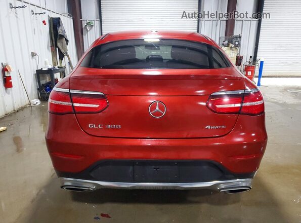 WDC0J4KB0HF233608 2017 MERCEDES-BENZ GLC-CLASS Red უკანა ხედი