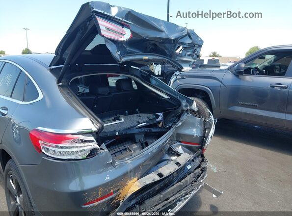WDC0J4KB1HF177145 2017 MERCEDES-BENZ GLC 300 COUPE Gray Front view