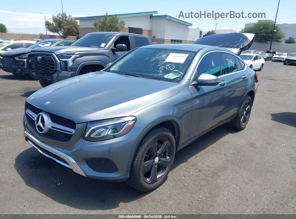 WDC0J4KB1HF177145 2017 MERCEDES-BENZ GLC 300 COUPE Gray Front left