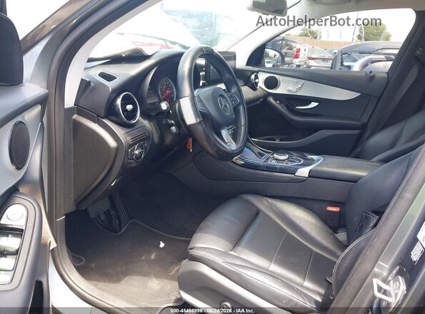 WDC0J4KB1HF177145 2017 MERCEDES-BENZ GLC 300 COUPE Gray Front interior view