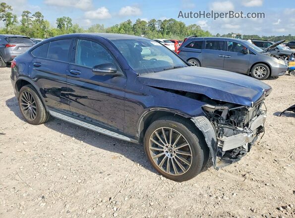 WDC0J4KB1KF513626 2019 MERCEDES-BENZ GLC-CLASS Blue Передня права чверть