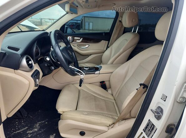 WDC0J4KB1KF640571 2019 MERCEDES-BENZ GLC-CLASS White Вид салону спереду