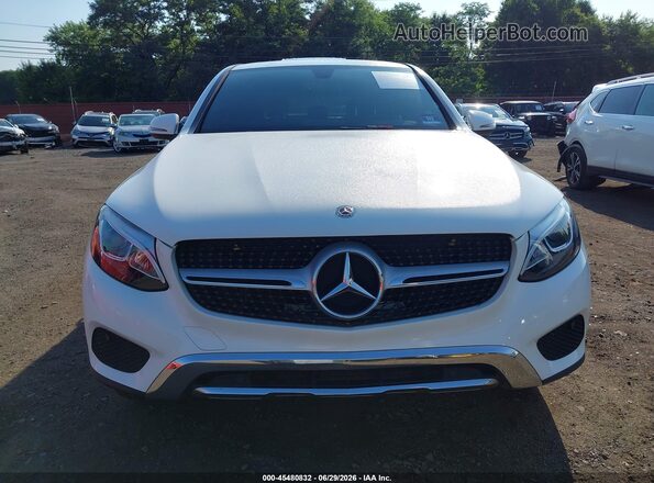 WDC0J4KB2JF389932 2018 MERCEDES-BENZ GLC 300 COUPE White Вид щитка приладів
