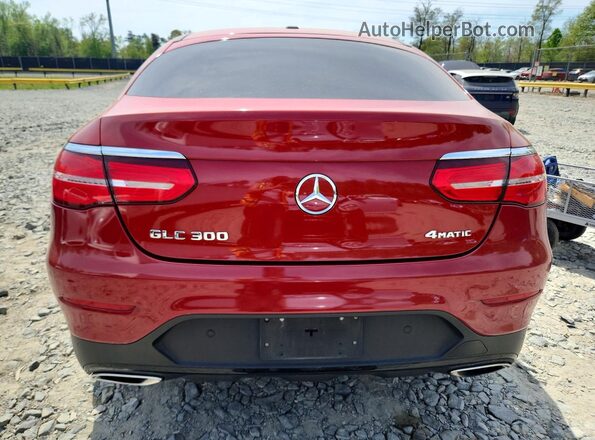 WDC0J4KB3KF658845 2019 MERCEDES-BENZ GLC-CLASS Красный Вид сзади