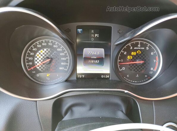 WDC0J6EB2JF447559 2018 MERCEDES-BENZ GLC-CLASS Белый Вид щитка приборов
