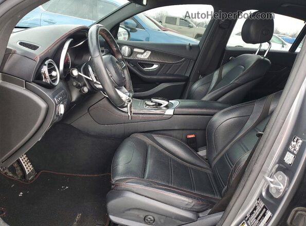 WDC0J6EB6HF284215 2017 MERCEDES-BENZ GLC-CLASS Gray წინა სალონის ხედი