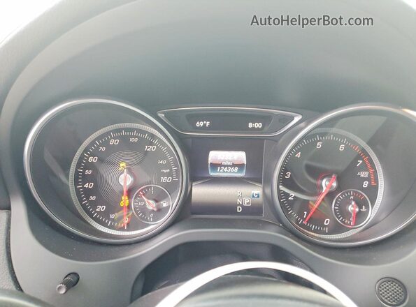 WDCTG4EB0JJ455317 2018 MERCEDES-BENZ GLA Black Instrument cluster view