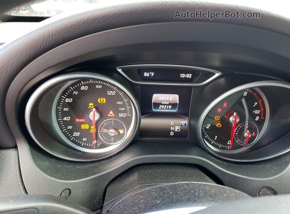 WDCTG4EB0LU022159 2020 MERCEDES-BENZ GLA Black Widok zestawu wskaźników