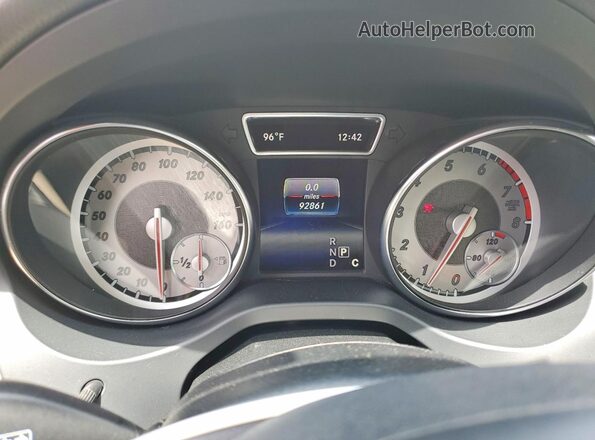 WDCTG4EB2GJ206476 2016 MERCEDES-BENZ GLA White Սարքավորումների վահանակի տեսք
