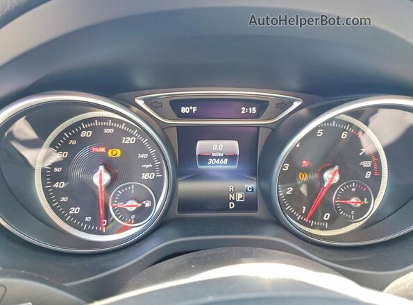 WDCTG4EB2KJ642074 2019 MERCEDES-BENZ GLA Gray Instrument cluster view