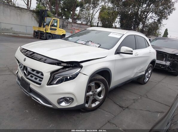 WDCTG4EB3JJ467221 2018 MERCEDES-BENZ GLA 250 Белый Передняя левая четверть