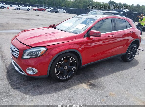 WDCTG4EB3KU015298 2019 MERCEDES-BENZ GLA 250 Red Przód lewy