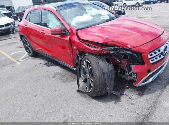 WDCTG4EB3KU015298 2019 MERCEDES-BENZ GLA 250 Red Widok z przodu