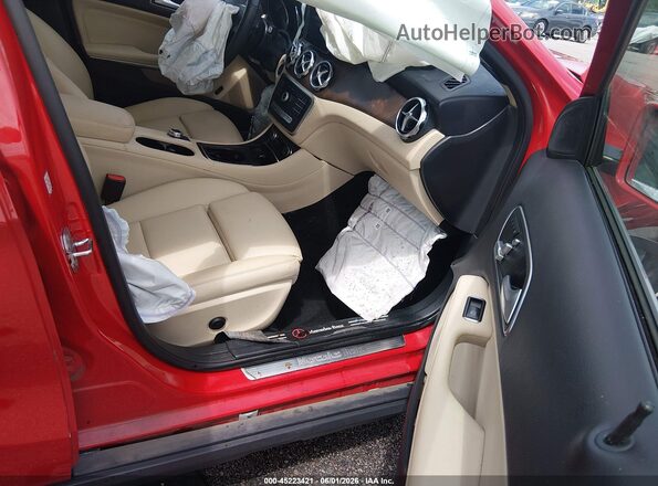 WDCTG4EB3KU015298 2019 MERCEDES-BENZ GLA 250 Red Widok wnętrza z przodu