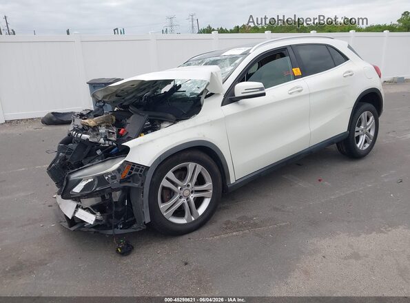 WDCTG4EB4GJ202669 2016 MERCEDES-BENZ GLA 250 Белый Передняя левая четверть